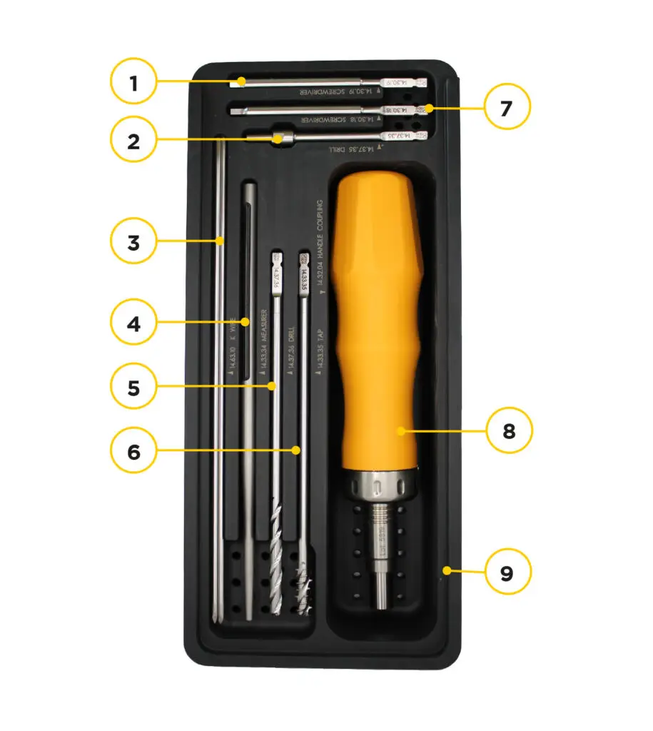 Tête de vis Eagle vue rapprochée - Ortho Cape