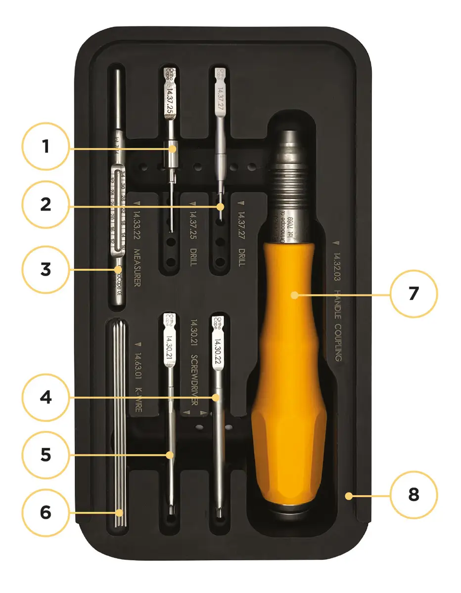 Kit ancillaire pour la pose de la vis MY Screw Ø2.5 - Ortho Cape